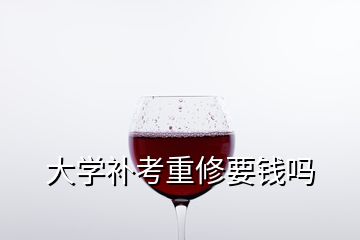 大學(xué)補(bǔ)考重修要錢嗎