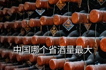 中國哪個省酒量最大