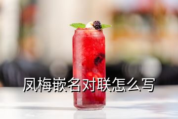 鳳梅嵌名對(duì)聯(lián)怎么寫