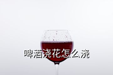 啤酒澆花怎么澆