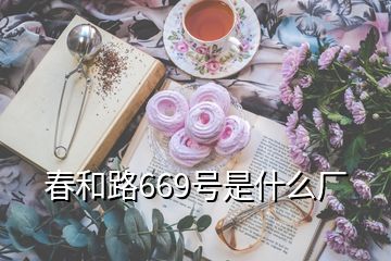 春和路669號是什么廠