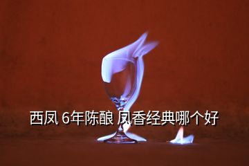 西鳳 6年陳釀 鳳香經(jīng)典哪個(gè)好