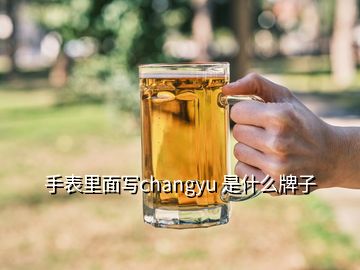 手表里面寫changyu 是什么牌子