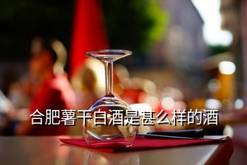 合肥薯干白酒是甚么樣的酒