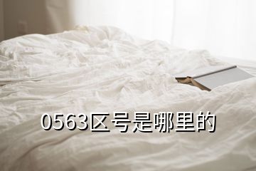 0563區(qū)號是哪里的