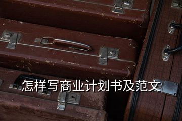 怎樣寫商業(yè)計劃書及范文